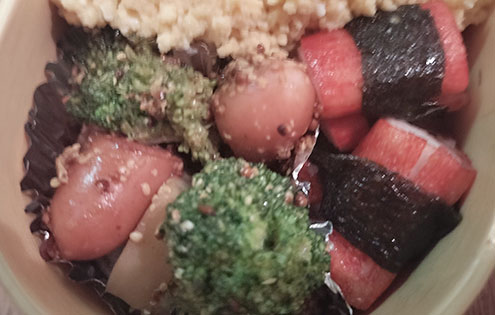 豚ひき肉の三色そぼろ弁当