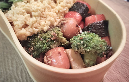 豚ひき肉の三色そぼろ弁当