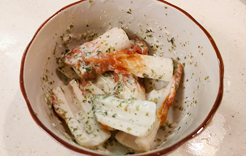 ちくわの磯部揚げ