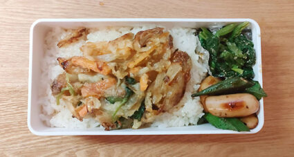 野菜かき揚げ弁当
