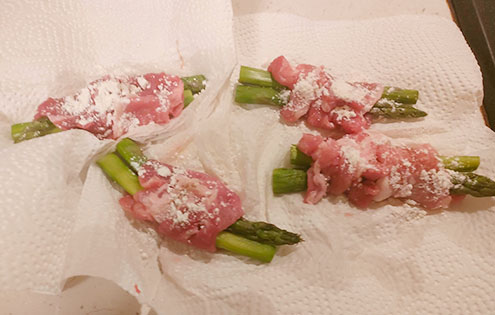 アスパラ豚肉巻き弁当