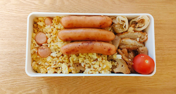 チャーハンソーセージ弁当