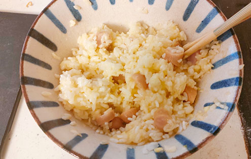 チャーハンソーセージお弁当