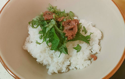 シソ梅干しおにぎり