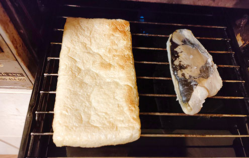 三つ葉と油揚げのかつお節合え